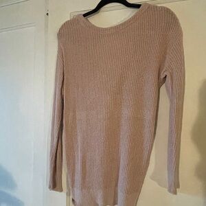 Market & Spruce Light Pink Sweater